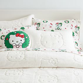 Hello Kitty<sup>&reg;</sup> Christmas Organic Sheet Set