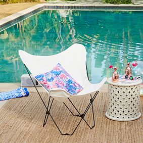 Canvada Natural Indoor/Outdoor Butterfly Chair
