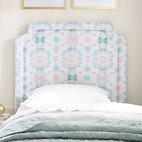 Kendra Scott Smart Auburn Tufted No Nails Dorm Headboard-Gem Mosaic