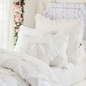LoveShackFancy Floral Lace Sheet Set