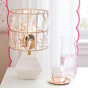Monique Lhuillier Marble Gem Table Lamp (15")