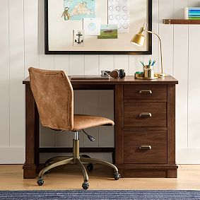 Turner Single Pedestal Storage Desk (47.5"w x 20"d)