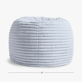 Large Channel Cloud Dusty Periwinkle Bean Bag Chair