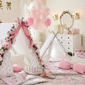 LoveShackFancy Rose Heart Pillow