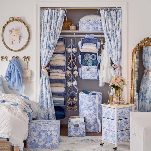 LoveShackFancy Vintage Blooms Dorm Room
