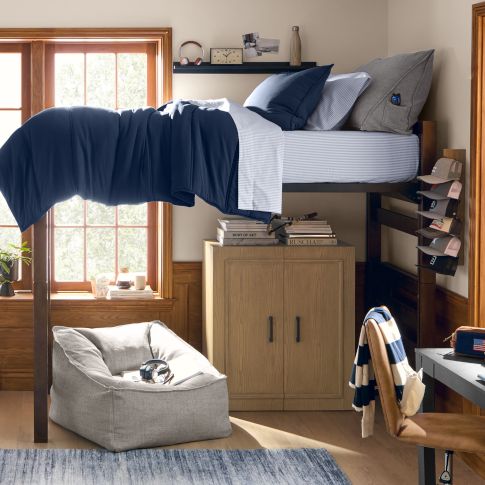 Modern Varsity Dorm Room