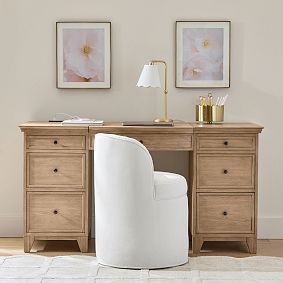 Hampton Smart Flip-Top Vanity Desk (58.5"w x 23.5"d)