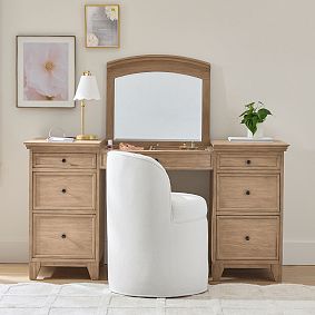 Hampton Smart Flip-Top Vanity Desk (58.5"w x 23.5"d)