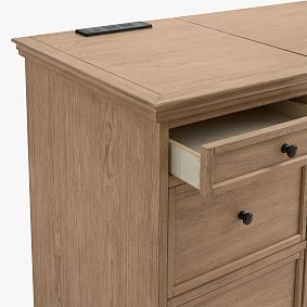 Hampton Smart Flip-Top Vanity Desk (58.5"w x 23.5"d)