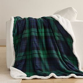 Black Watch Plaid Throw