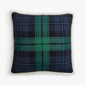 Black Watch Plaid Pillow