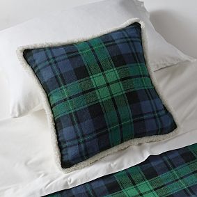Black Watch Plaid Pillow