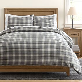 Hugo Plaid Duvet Cover