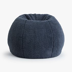Large Recycled Sherpa Bean Bag Chair Slipcover Only