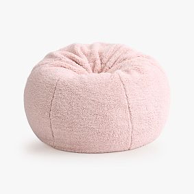 Large Recycled Sherpa Bean Bag Chair Slipcover Only