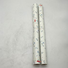 Open Box: LoveShackFancy Prairie Wildflower Peel &amp; Stick Wallpaper, Set of 2 - Blue