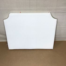 Open Box: Smart Auburn No Nails Dorm Headboard, Twin - Everyday Velvet White