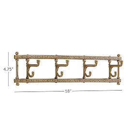 Leighton Metal Hook Rack (18")