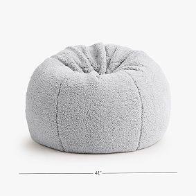 Large Recycled Sherpa Bean Bag Chair
