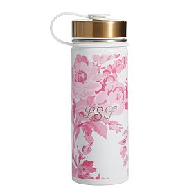 Gear-Up LoveShackFancy Pink Damask Backpack and Cold Pack Lunch Box Bundle, Set of 3
