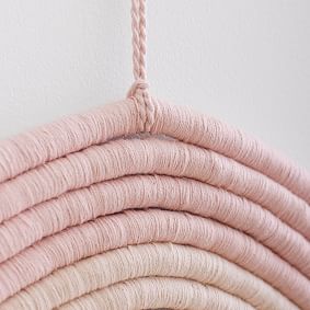 Rainbow Tassel Wall Hanging