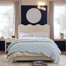 Metal Framed Round Mirror (38")