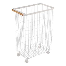 Tosca Slim Rolling Laundry Basket