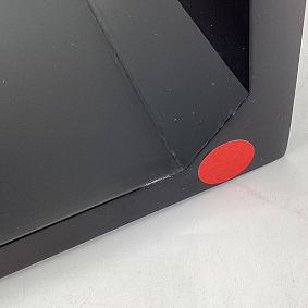Open Box: Charging Bedside Tray with USB A/C (6"W x 11.75"L) - Black