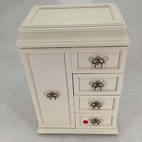 Open Box: LoveShackFancy Regency Jewelry Tower - French White/Ivory