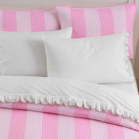 Stoney Clover Lane Rainbow Scallop Sheet Set