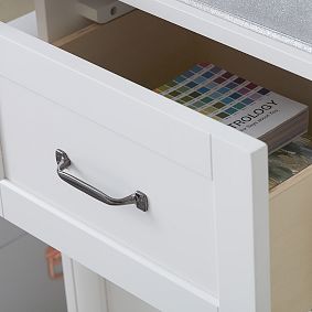 Hampton Smart Storage Desk &amp; Bookcase with Drawers Set (97"w x 20.5"d)