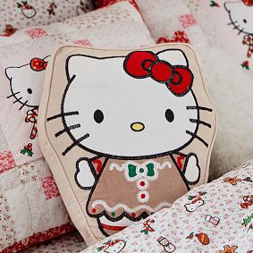 Hello Kitty<sup>&reg;</sup> Gingerbread Shaped Pillow