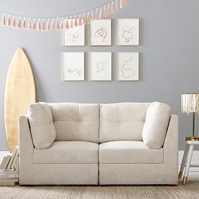 Burnett Loveseat Set with Storage (64")