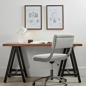 Customize-It Simple A-Frame Desk (58"w x 23.5"d)