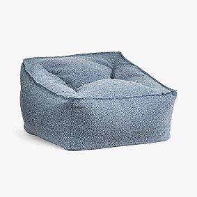 Large Tipped Shearling Cloud Modern Bean Bag Lounger