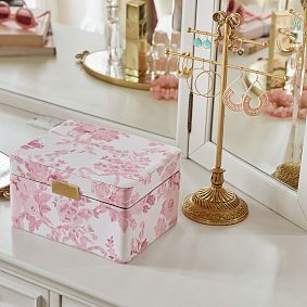 LoveShackFancy Pink Floral Jewelry Box