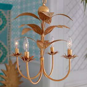 Palm Chandelier (18")