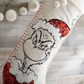 Dr. Seuss's The Grinch<sup>&trade;</sup> Sequin Stocking