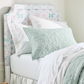 Kendra Scott Smart Auburn Tufted No Nails Dorm Headboard-Gem Mosaic
