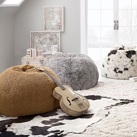 Black and Brown Spotted Cow Hide Rug 