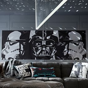 <em>Star Wars</em>™ Darth Vader™ Sketch Pillow Cover