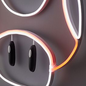 Super Mario<sup>&trade;</sup> Super Mushroom Neon LED Wall Light