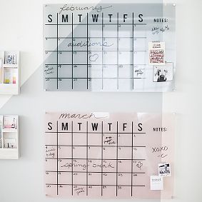 Acrylic Monthly Calendar