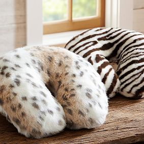 Faux-Fur Neck Pillow