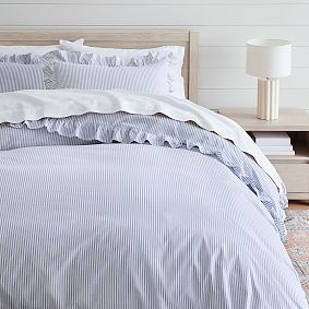 Ruffle Stripe Duvet Cover