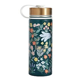 Rifle Paper Co. Bramble Fields Evergreen Slim Water Bottle