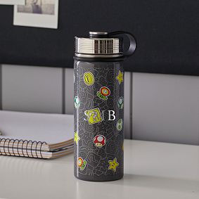 Super Mario<sup>&trade;</sup> Slim Glow-in-the-Dark Water Bottle
