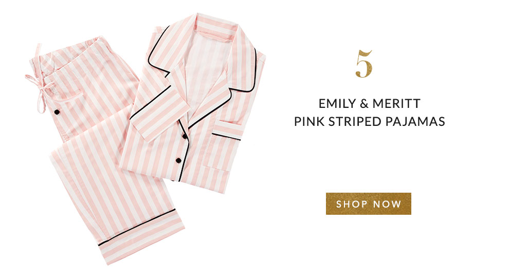 Emily & Meritt Cabana Pink Striped Pajamas