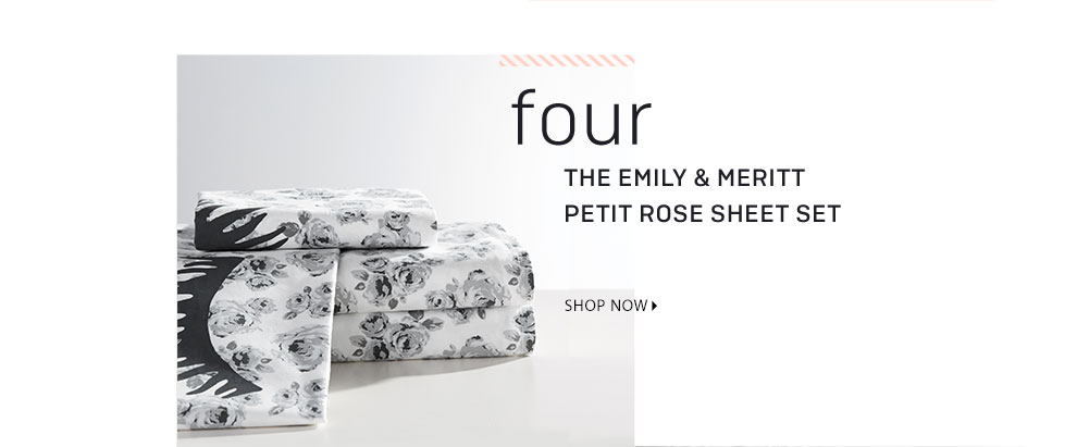 The Emily & Meritt Petit Rose Sheet Set