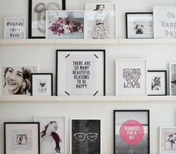 How to Incorporate Your Artwork Into a Bedroom Gallery Wall